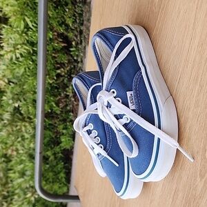 Vans Classic Blue and White Sneakers Size 12